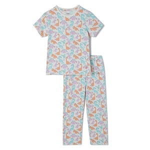 Milou 100 Cotton Half Sleeves Biowashed Printed