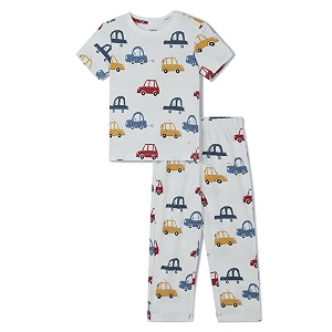 Milou 100 Cotton Half Sleeves Biowashed Printed