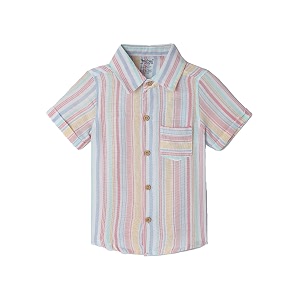 Milou Girls 100 Cotton Stripes Allover Print
