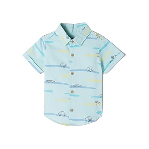 Milou Girls 100 Cotton Stripes Allover Print
