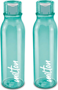 milton name tag pet water bottle set of 2 green 1000 ml pet bottle