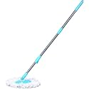 360 Degree Spin Mop Stick Rod with 1 Microfiber Refill | Standing Magic Pocha with Easy Grip Handle for Floor Cleaning Supplies Product for Home, Office (Mop) MNT-5