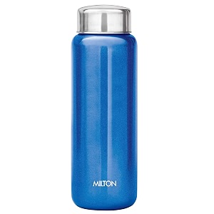 milton aqua 750 stainless steel water bottle 750 ml blue pack of 1