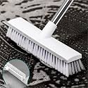 Bathroom Brush 3-in-1 Cleaning with Wiper - Long Handle 180° Rotate Toilet Brush Bathroom Tiles Cleaning, Wiper Floor Scrub for Kitchen Accessories