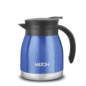 milton bistro 600 thermosteel carafe 490 ml blue stainless steel