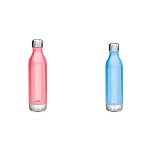 milton bliss 600 thermosteel water bottle 540 ml pink amp bliss 600 thermosteel water bottle 540 ml blue combo