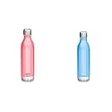 MILTON Bliss 600 Thermosteel Water Bottle, 540 ml (Pink) &amp; Bliss 600 Thermosteel Water Bottle, 540 ml (Blue) Combo