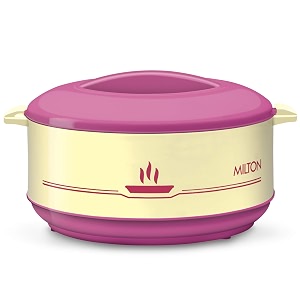 milton buffet 2000 inner steel casserole 2 litre cherry pink