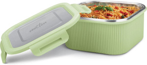 milton cool touch square 800 microwave  refrigerator safe stainless steel container 1 containers stainless steel office lunch box