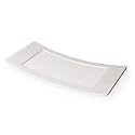 MILTON Curvy Melamine Platter, Set of 2, Black (13" Each) | Easy to Clean | Long Lasting | Snacks Platter