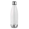 Milton Duo DLX 1000 Thermosteel Water Bottle 1 LTR, 24 Hr Hot and Cold I Leak Proof Lid, ISI Certified I Vacuum Insulated I for Office, Gym, School I White