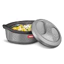 MILTON Evoke 1000 PU Insulated Inner Stainless Steel Casserole, 850 ml, Grey, BPA Free, Food Grade, Hot and Cold, Easy to Carry, Easy to Store, Chapati, Roti, Curd Maker
