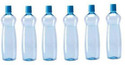 MILTON Food Grade Water Bottle ( BLUE) 6Pcs 1000 ml Plastic Bottle (Pack of 6, Blue)