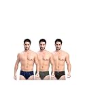 Milton Mens Pure Cotton Solid Briefs with