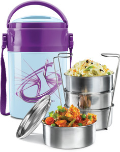 MILTON Odyssey Insulated Tiffin Blue 4 Containers
