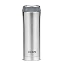 Milton Optima 500 Thermosteel Hot and Cold Flask, 450ml, Silver | ISI Certified | Vacuum Insulated | Rust Proof | Leak Proof | Tea | Coffee | Juice