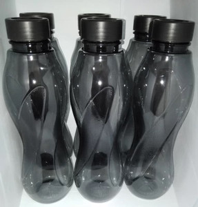 milton oscar 1000 ml plastic bottle pack of 6 black