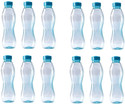 MILTON Oscar 1000 ml PET Bottle (Pack of 12, Blue)