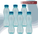 MILTON OSCAR 1000 ml PET Bottle (Pack of 6, Blue)