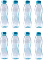 MILTON Oscar 1000 ml PET Bottle (Pack of 8, Blue)