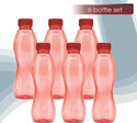 MILTON OSCAR 1000 ml PET Bottle (Pack of 6, Red)