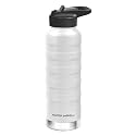 Milton Pebble 530 Thermosteel 24 Hours Hot and Cold Water Bottle with Spout Lid, 530 ml, White