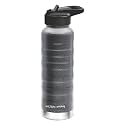Milton Pebble 530 Thermosteel 24 Hours Hot and Cold Water Bottle with Spout Lid, 530 ml, Grey