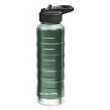 Milton Pebble 530 Thermosteel 24 Hours Hot and Cold Water Bottle with Spout Lid, 530 ml, Green