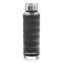 Milton Pebble 710 Thermosteel 24 Hours Hot and Cold Water Bottle, 710 ml, Black