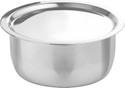 MILTON Pro Cook Triply Stainless Steel Tope With Lid Tope/Bhagona/Patila with Lid 2.28 L capacity 18 cm diameter (Stainless Steel, Induction Bottom)