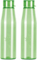 MILTON Ripple 1000 Pet Bottle, 946 ml Each, Set of 2, Green 946 ml Plastic Bottle