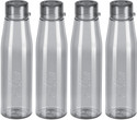 MILTON Ripple Bottle Each 946 ml Plastic Bottle (Pack of 4, Grey)