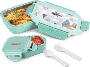 MILTON Sherry Steel Tiffin Lunch with inner