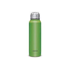 milton slender 300 thermosteel hot and cold water bottle 270 ml green