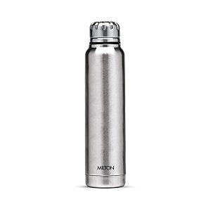 milton slender 750 thermosteel insulated 24 hours hot and cold water bottle 750 ml silver
