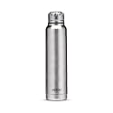 Milton Slender 750 Thermosteel Insulated 24 Hours Hot and Cold Water Bottle, 750 ml, Silver