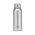 Milton Slender 500 Thermosteel Insulated 24 Hours Hot and Cold Water Bottle, 500 ml, Silver | 100% Leak Proof | Office Bottle | Gym Bottle | Home | Kitchen | Hiking | Treking Bottle | Travel Bottle