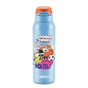 MILTON Sportive 600 Thermosteel Vacuum Insulated Water Bottle, 580 ml, Hot &amp; Cold, Spill &amp; Leakproof Water Bottle for Kids, School, Travel Bottle, Sky Blue with Looney Tunes print