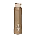 Milton Stark 600 Thermosteel 24 Hours Hot or Cold Water Bottle, 520 ml, Brown