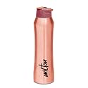 Milton Stark 600 Thermosteel 24 Hours Hot or Cold Water Bottle, 520 ml, Rose Gold