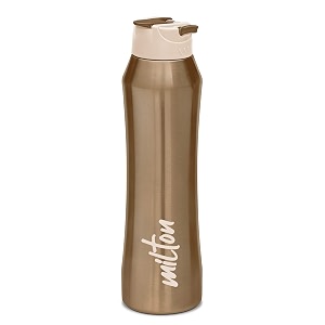 milton stark 900 thermosteel 24 hours hot or cold water bottle 790 ml brown