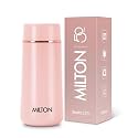 Milton Starlit 270 Thermosteel Compact ISI Certified Water Bottle, Vacuum Insulated Hot and Cold I SS304 Stainless Steel, Leak Proof I 260 ml, Pink