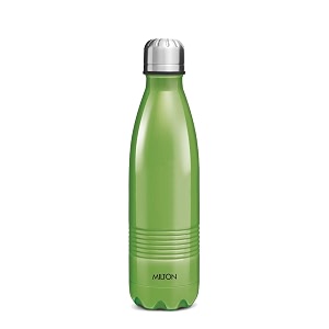 milton duo dlx 500 thermosteel 24 hours hot and cold water bottle 500 ml green