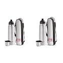 Milton Flip Lid Thermosteel Water Bottle 500ml & 750ml, Hot & Cold 24Hr, Leak Proof, Vacuum Insulated Silver, Office, Gym, School Use