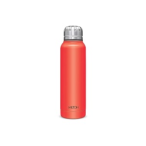 milton thermosteel slender 300 flask 270 ml red