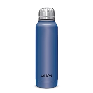 milton thermosteel slender flask 270 ml blue