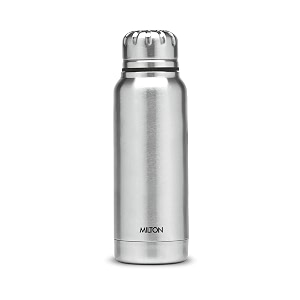 milton thermosteel slender 300 insulated steel bottle 270 ml silver