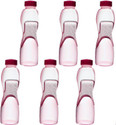 MILTON venus pet 1000 ml Plastic Bottle (Pack of 6, Red)