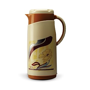 milton viva tuff 1500 insulated inner stainless steel jug 1300 ml 1 piece dark brown  bpa free  hot and cold  easy to carry  leak proof  tea  coffee  water  hot beverages