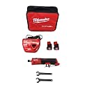 Milwaukee 2486-22 M12 FUEL 12V Straight DieGrinder Kit with (2) 2.0Ah Battery, Charger & Tool Bag